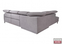 Arno kanapé bal oldalon két relax funkcióval hátulnézetből