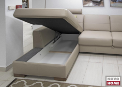 A Bari kanapénál a pihenőkanapé alá nagy méretű ágyneműtartó kérhető