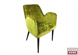 Liza szék különleges fényes zöld bársony szövettel