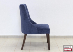 Palma gombos szék, oldalnézetből, választható szövettel és láb színnel