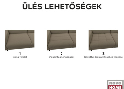 Ülés lehetőségek.