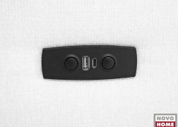 A kapcsoló USB-A és USB-C töltési lehetőséget is biztosít, és ezüst vagy fekete színben kérhető.